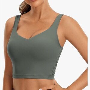 CRZ YOGA Butterluxe V Neck Longline Sports bra